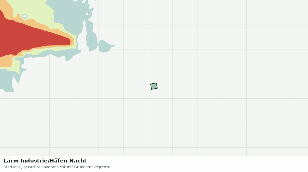 Statische Kartenansicht: Lärm Industrie/Häfen Nacht