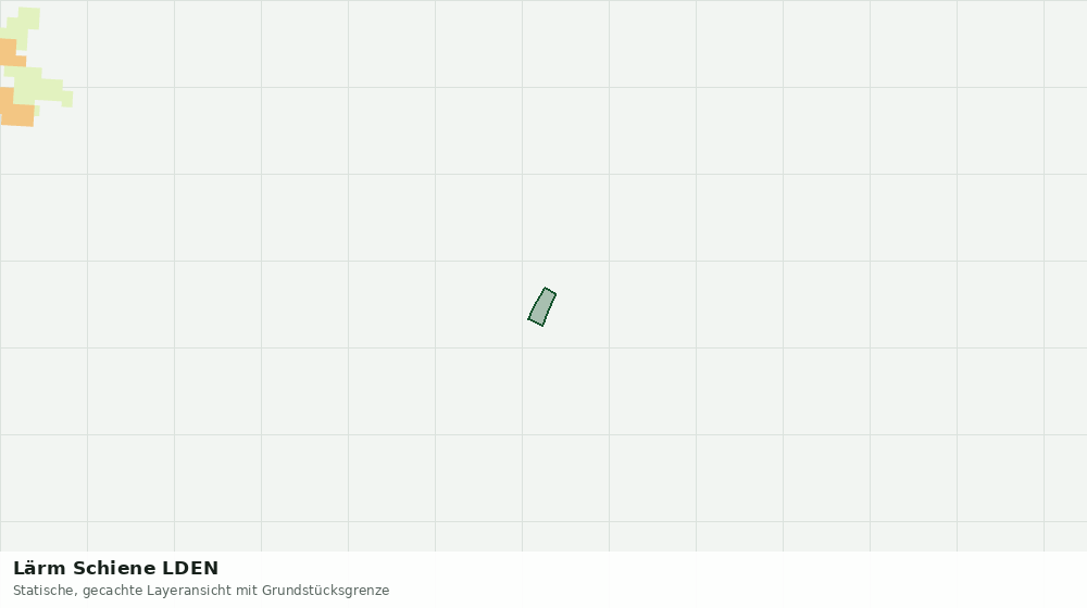 Statische Kartenansicht: Lärm Schiene LDEN