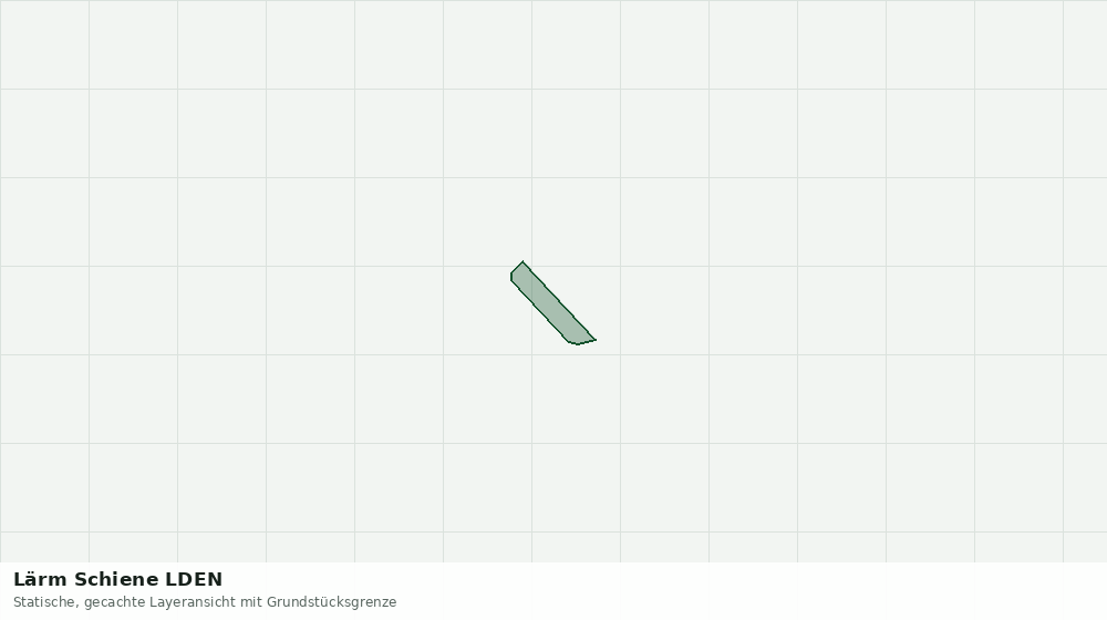 Statische Kartenansicht: Lärm Schiene LDEN