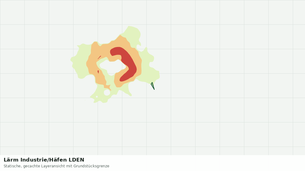 Statische Kartenansicht: Lärm Industrie/Häfen LDEN