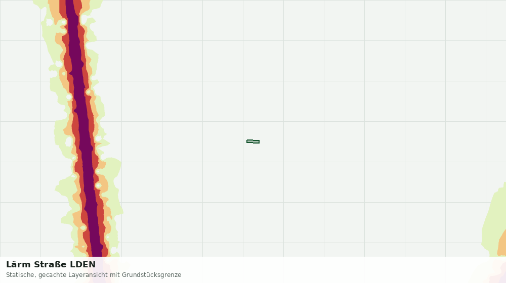 Statische Kartenansicht: Lärm Straße LDEN