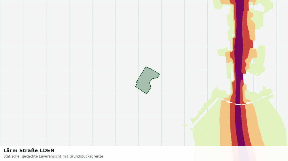 Statische Kartenansicht: Lärm Straße LDEN