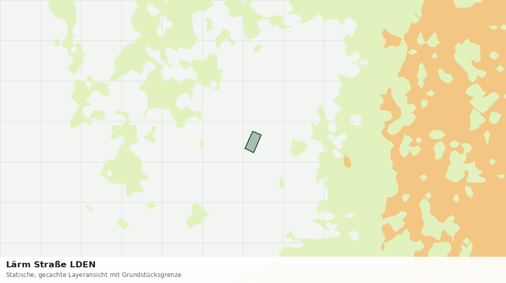 Statische Kartenansicht: Lärm Straße LDEN