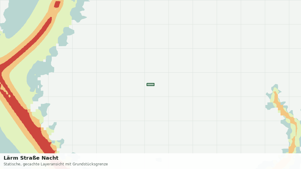 Statische Kartenansicht: Lärm Straße Nacht