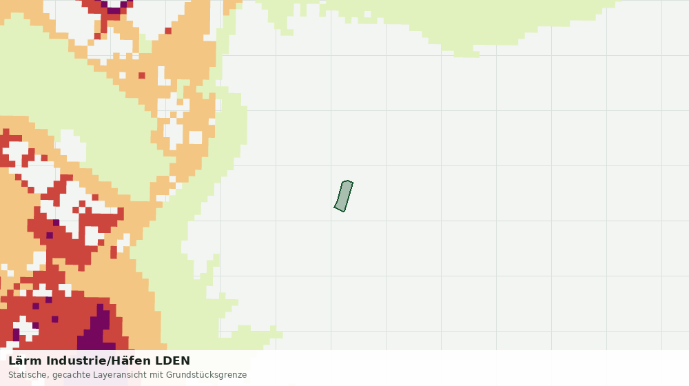 Statische Kartenansicht: Lärm Industrie/Häfen LDEN