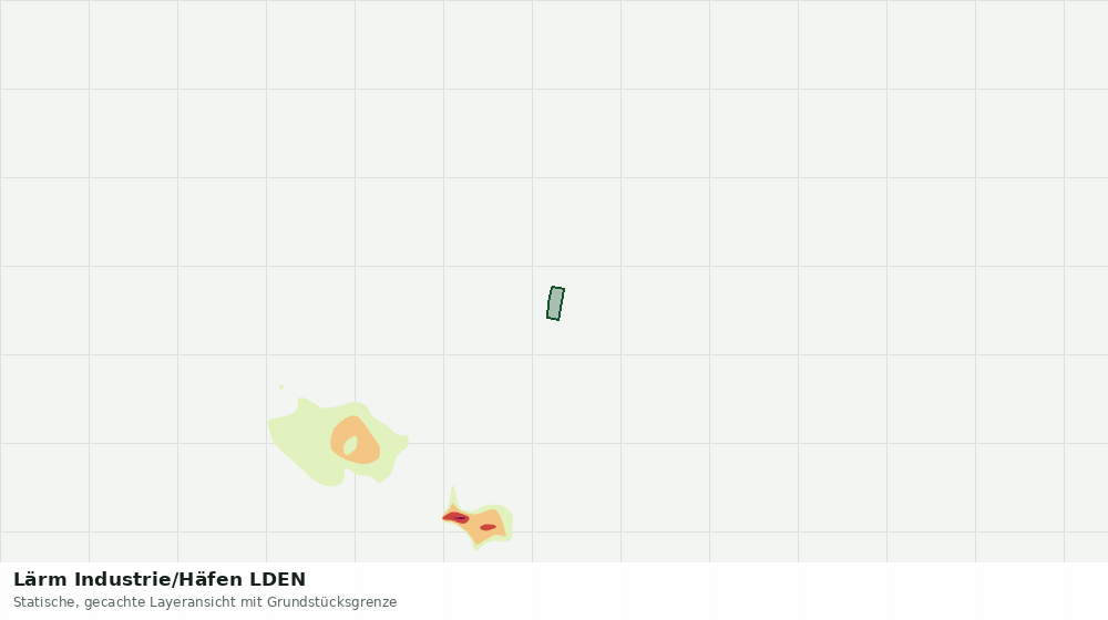 Statische Kartenansicht: Lärm Industrie/Häfen LDEN
