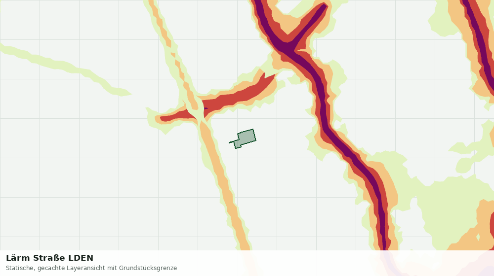 Statische Kartenansicht: Lärm Straße LDEN