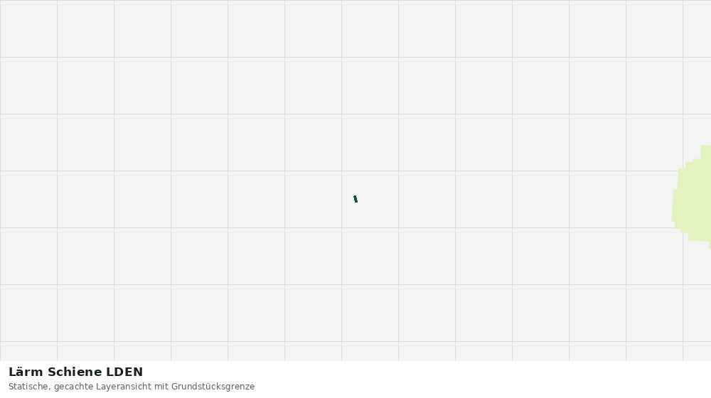 Statische Kartenansicht: Lärm Schiene LDEN