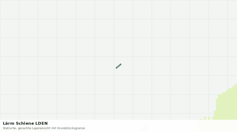 Statische Kartenansicht: Lärm Schiene LDEN