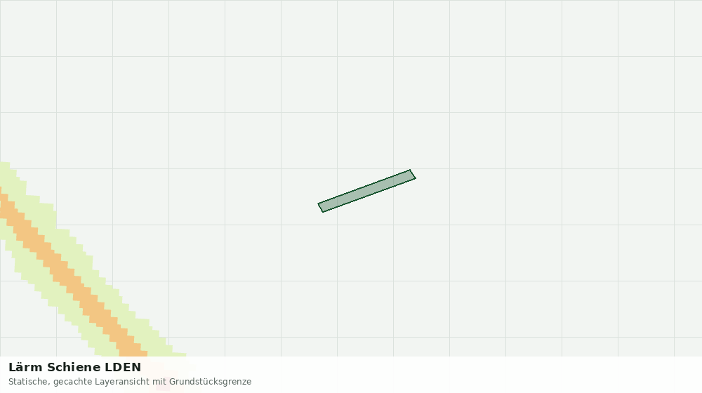 Statische Kartenansicht: Lärm Schiene LDEN