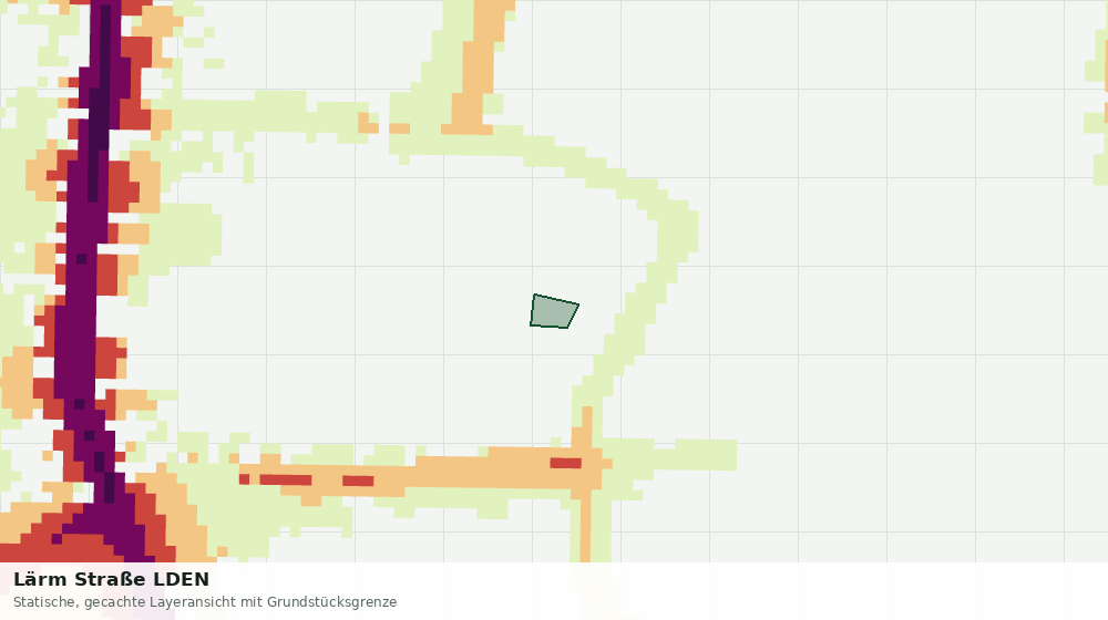 Statische Kartenansicht: Lärm Straße LDEN