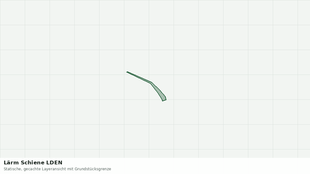 Statische Kartenansicht: Lärm Schiene LDEN