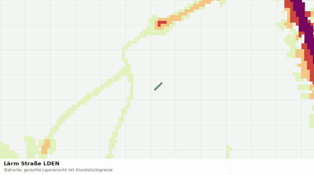 Statische Kartenansicht: Lärm Straße LDEN