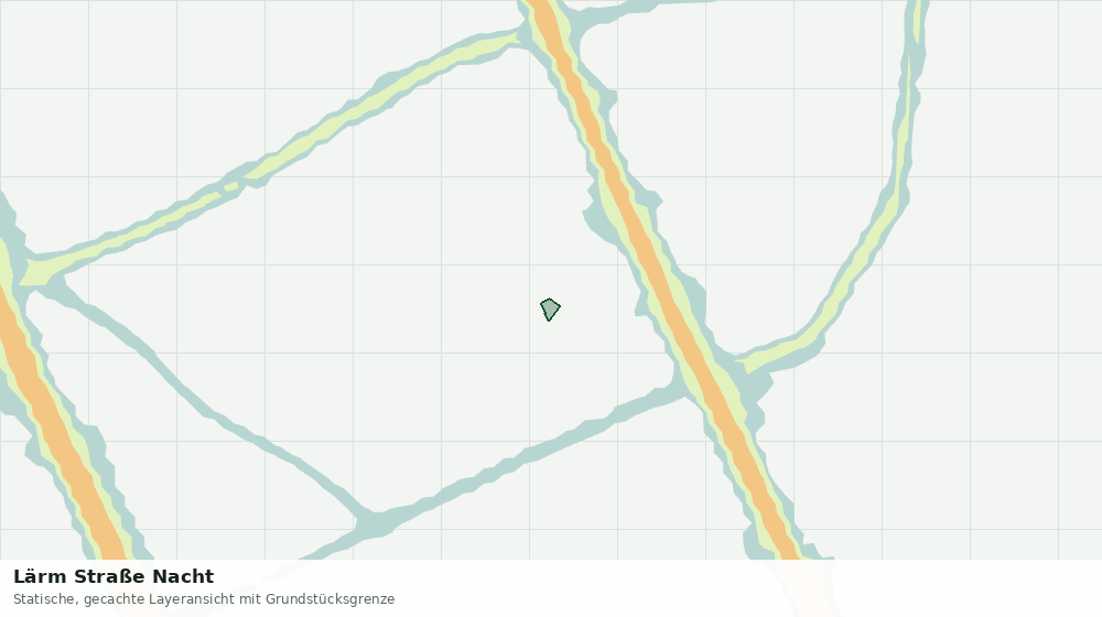 Statische Kartenansicht: Lärm Straße Nacht