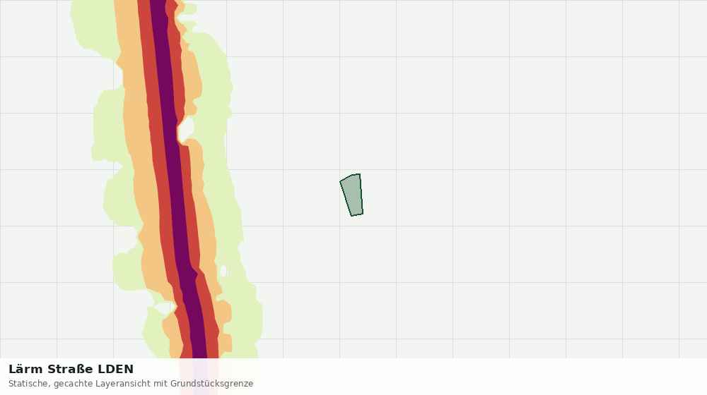 Statische Kartenansicht: Lärm Straße LDEN