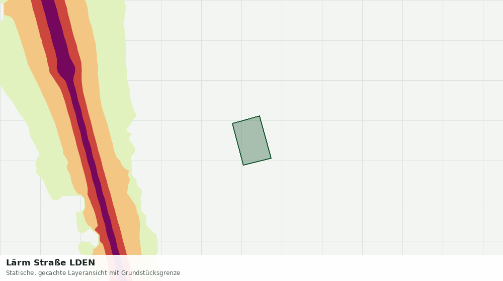 Statische Kartenansicht: Lärm Straße LDEN
