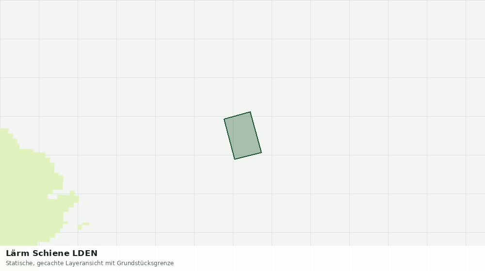 Statische Kartenansicht: Lärm Schiene LDEN