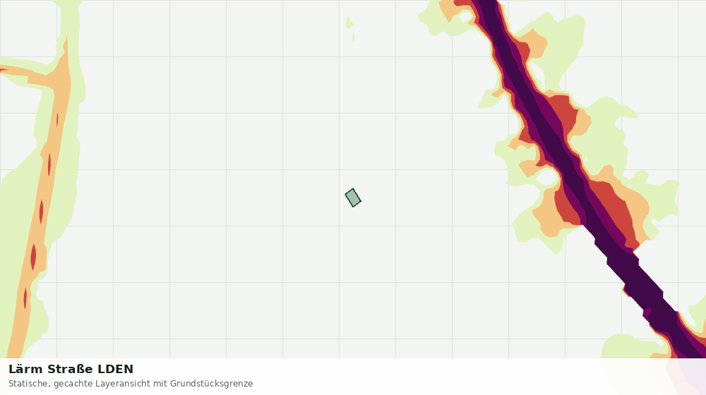 Statische Kartenansicht: Lärm Straße LDEN