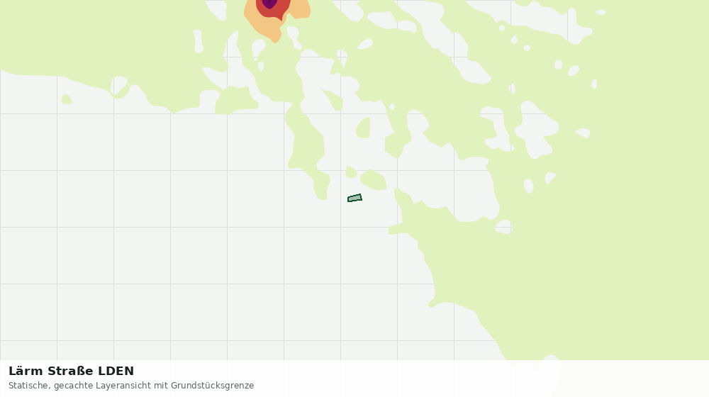 Statische Kartenansicht: Lärm Straße LDEN