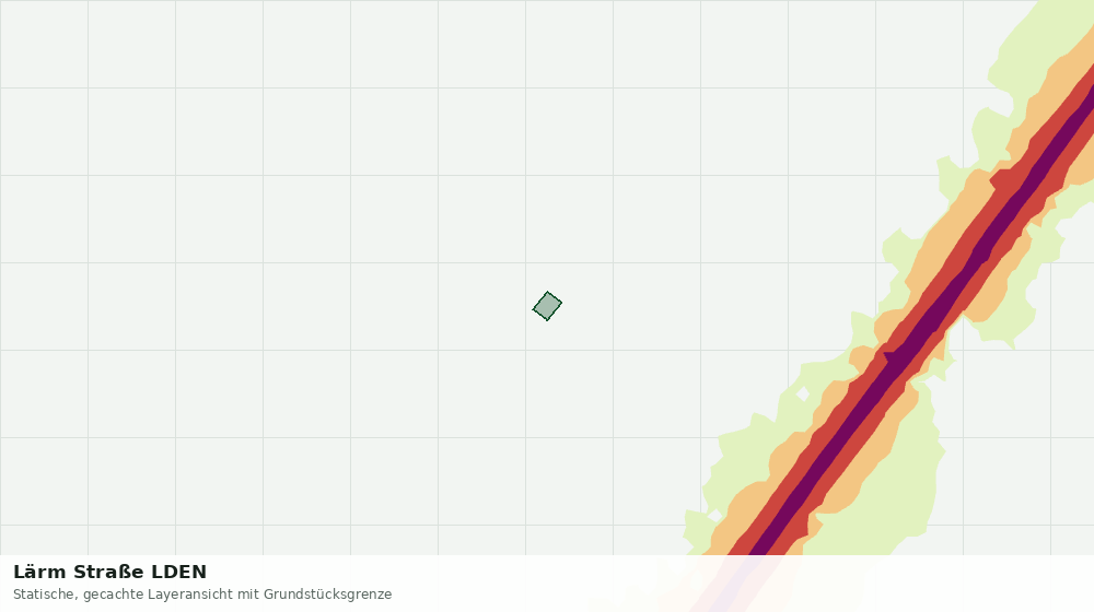 Statische Kartenansicht: Lärm Straße LDEN