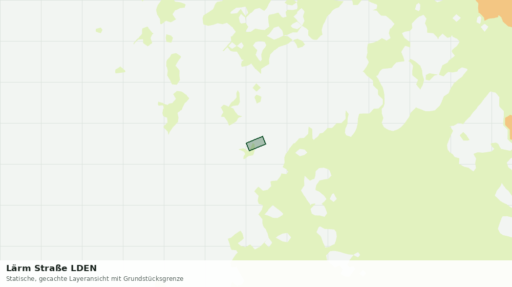 Statische Kartenansicht: Lärm Straße LDEN
