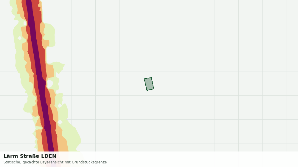 Statische Kartenansicht: Lärm Straße LDEN