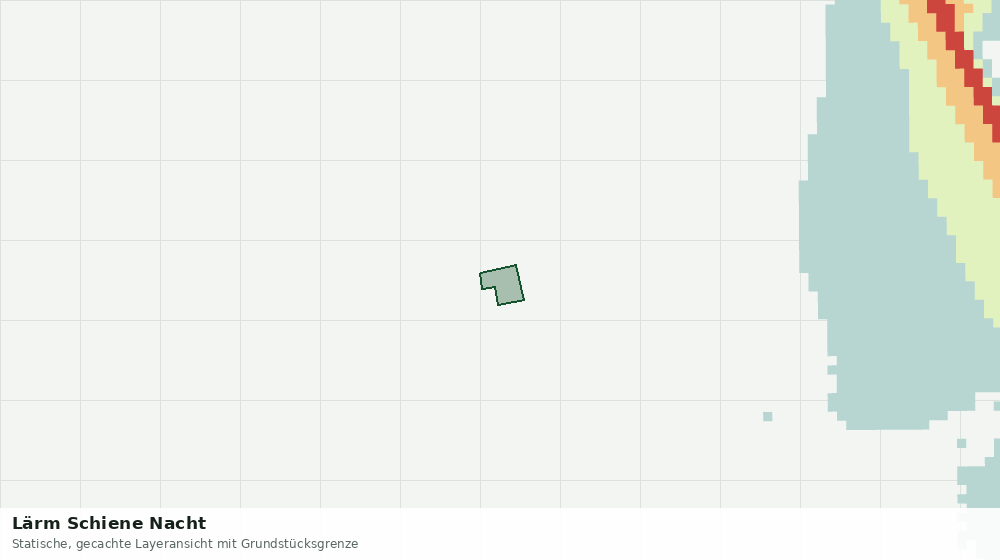 Statische Kartenansicht: Lärm Schiene Nacht