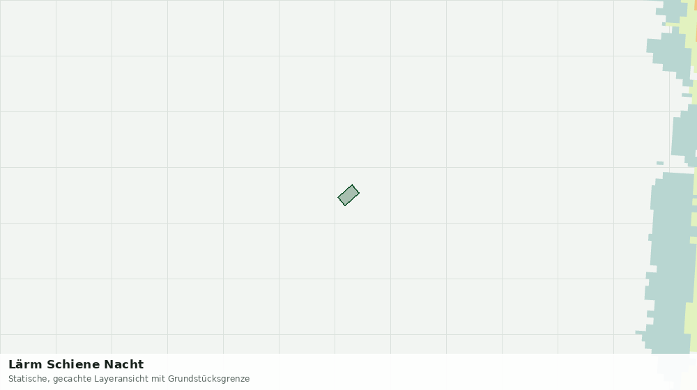 Statische Kartenansicht: Lärm Schiene Nacht