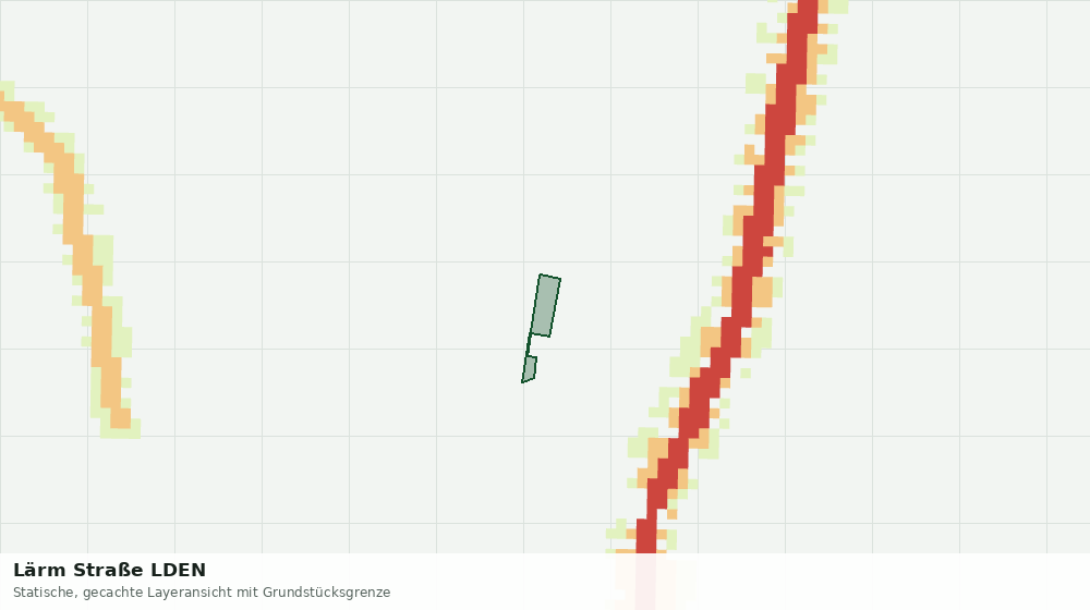 Statische Kartenansicht: Lärm Straße LDEN