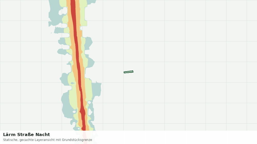Statische Kartenansicht: Lärm Straße Nacht
