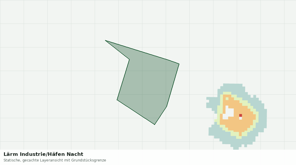 Statische Kartenansicht: Lärm Industrie/Häfen Nacht