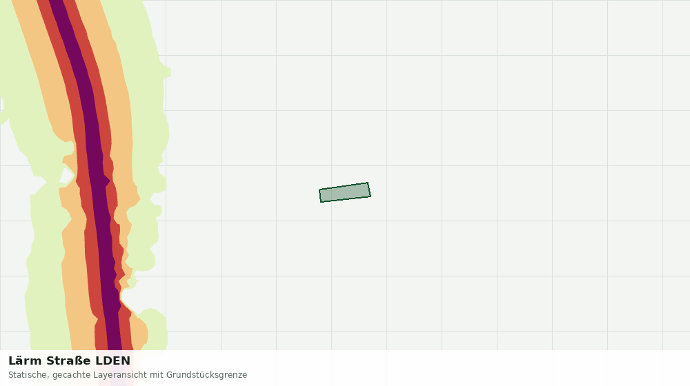 Statische Kartenansicht: Lärm Straße LDEN
