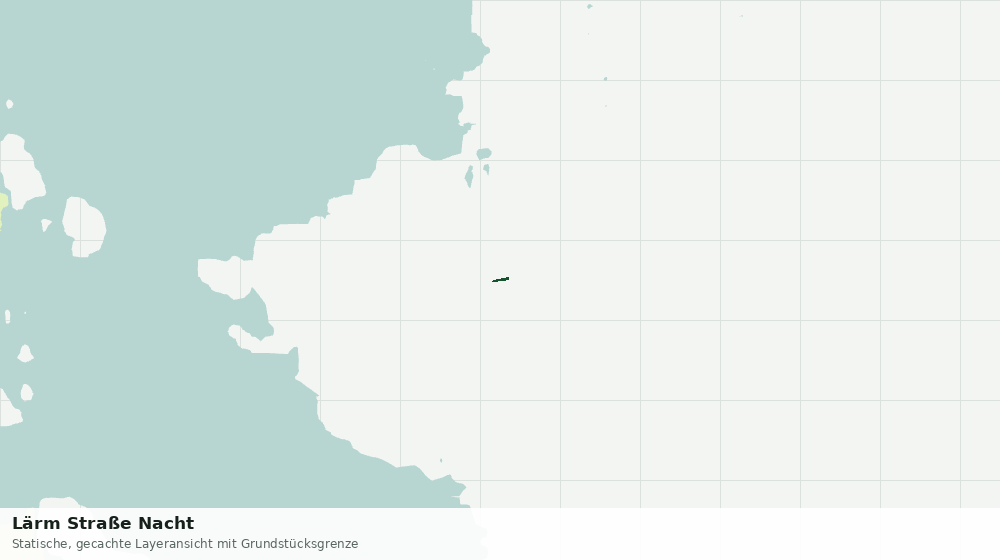 Statische Kartenansicht: Lärm Straße Nacht