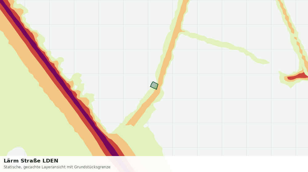Statische Kartenansicht: Lärm Straße LDEN