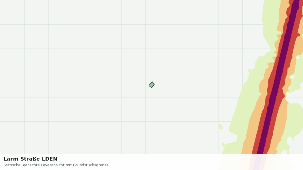Statische Kartenansicht: Lärm Straße LDEN
