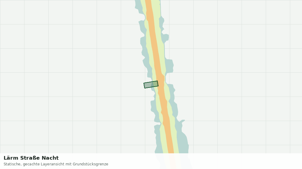 Statische Kartenansicht: Lärm Straße Nacht