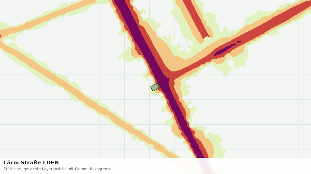 Statische Kartenansicht: Lärm Straße LDEN