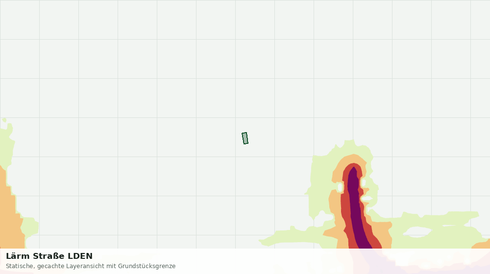 Statische Kartenansicht: Lärm Straße LDEN