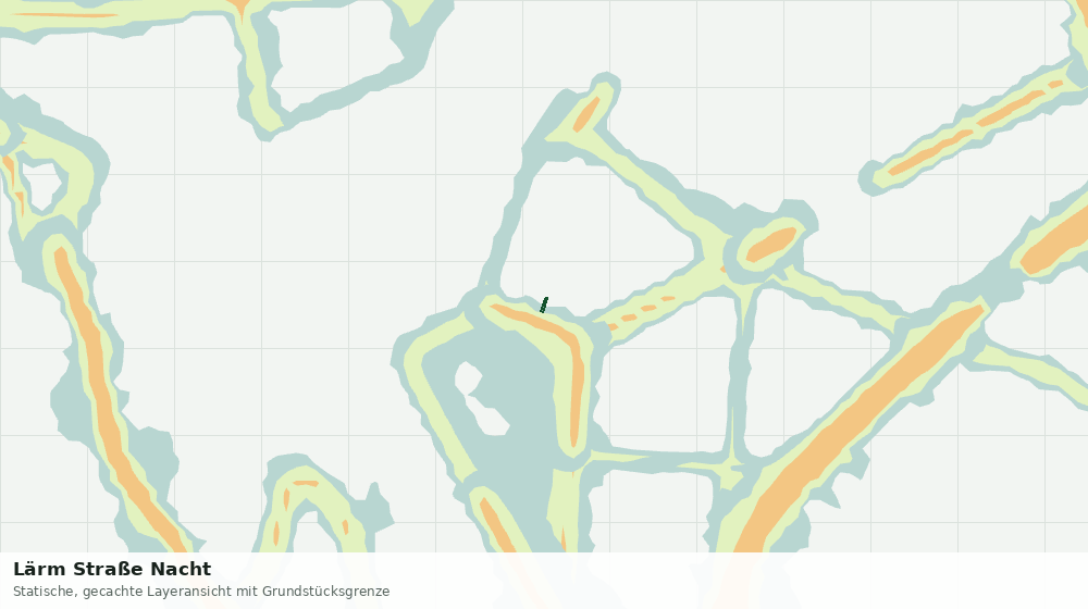 Statische Kartenansicht: Lärm Straße Nacht