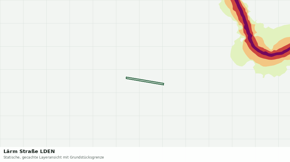 Statische Kartenansicht: Lärm Straße LDEN