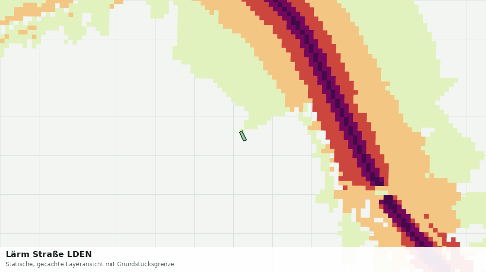 Statische Kartenansicht: Lärm Straße LDEN