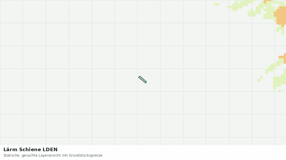 Statische Kartenansicht: Lärm Schiene LDEN