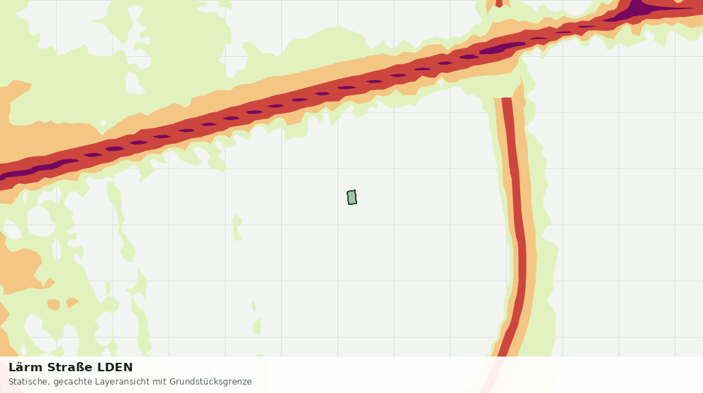 Statische Kartenansicht: Lärm Straße LDEN