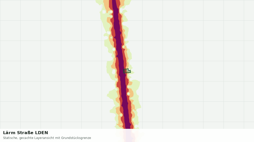 Statische Kartenansicht: Lärm Straße LDEN