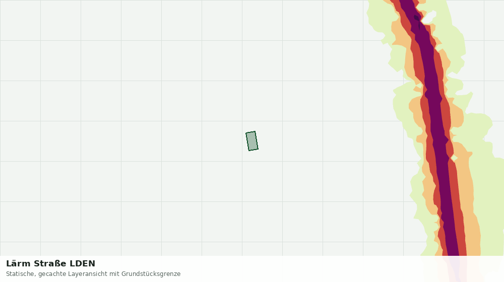 Statische Kartenansicht: Lärm Straße LDEN