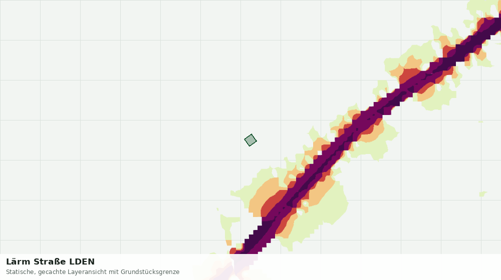 Statische Kartenansicht: Lärm Straße LDEN