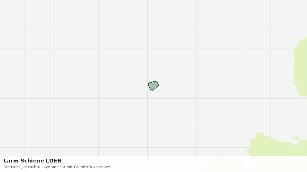Statische Kartenansicht: Lärm Schiene LDEN