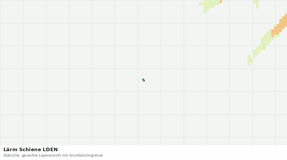 Statische Kartenansicht: Lärm Schiene LDEN