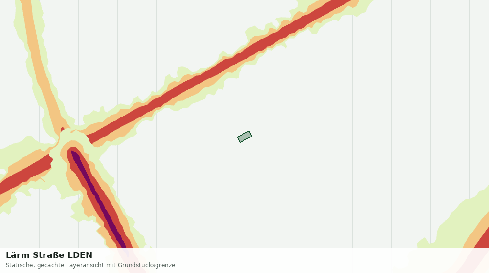 Statische Kartenansicht: Lärm Straße LDEN
