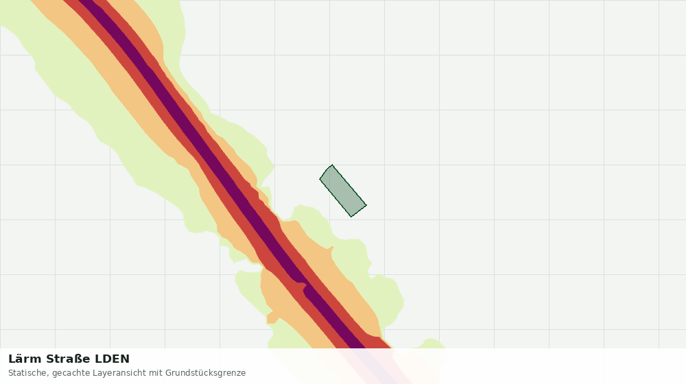 Statische Kartenansicht: Lärm Straße LDEN